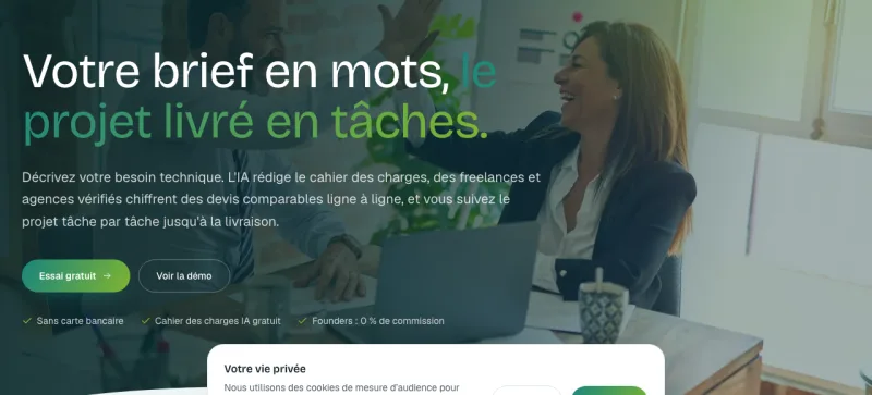 Devizy homepage screenshot